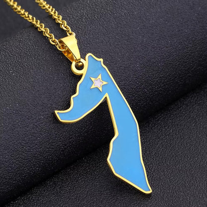 Somalia Flag Necklace