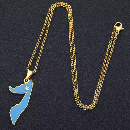 Somalia Flag Necklace
