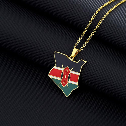Kenya Flag Necklace