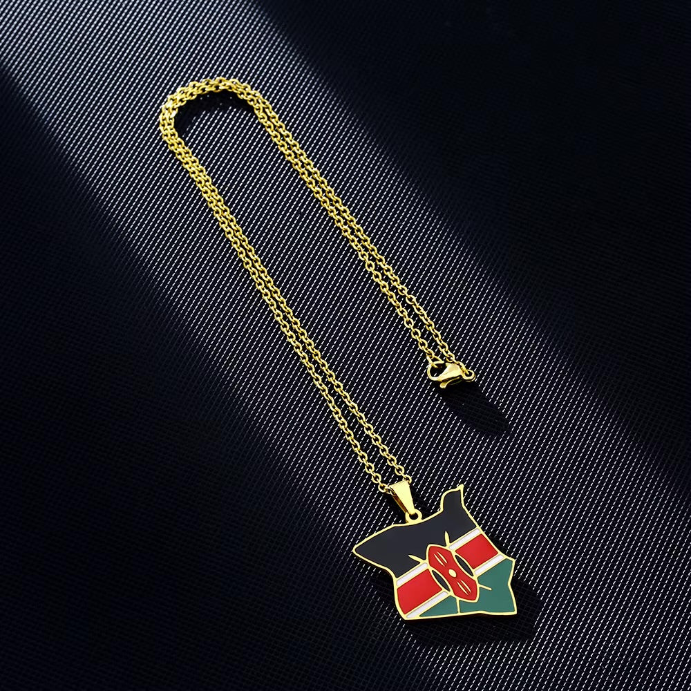 Kenya Flag Necklace
