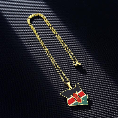 Kenya Flag Necklace