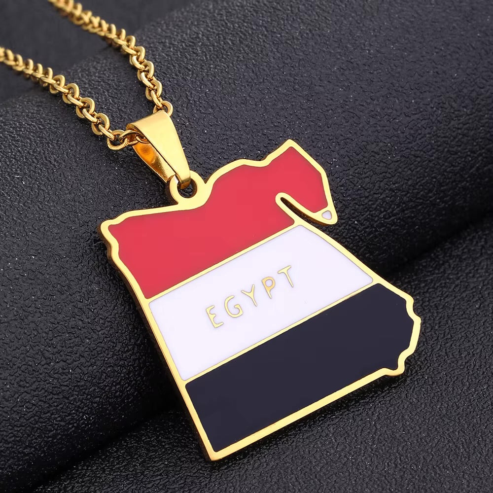 Egypt Flag Necklace
