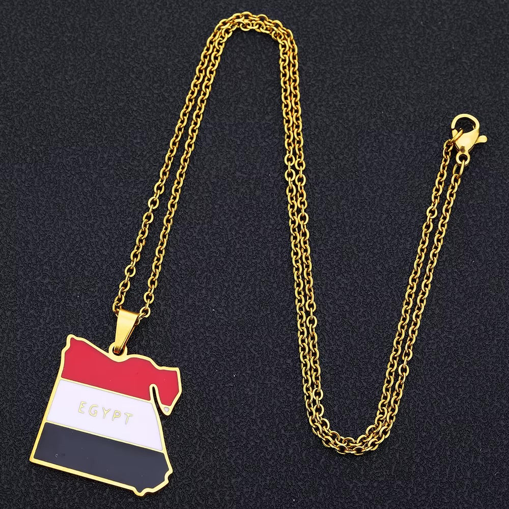 Egypt Flag Necklace