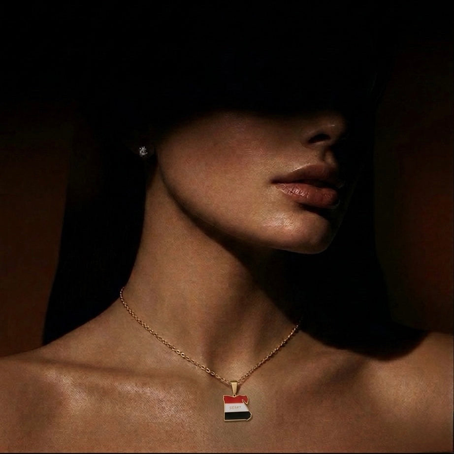 Egypt Flag Necklace