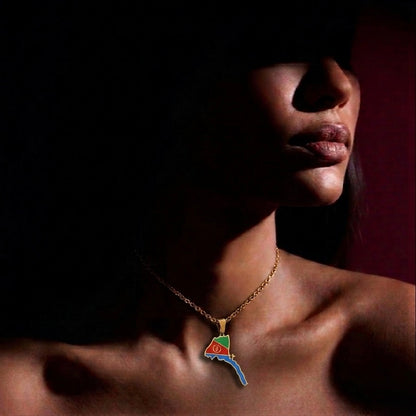 Eritrea Flag Necklace