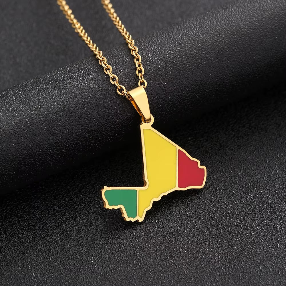Mali Flag Necklace