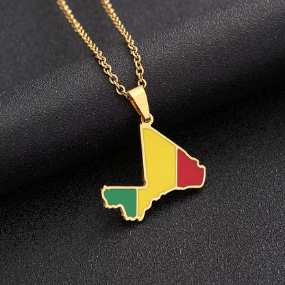 Mali Flag Necklace