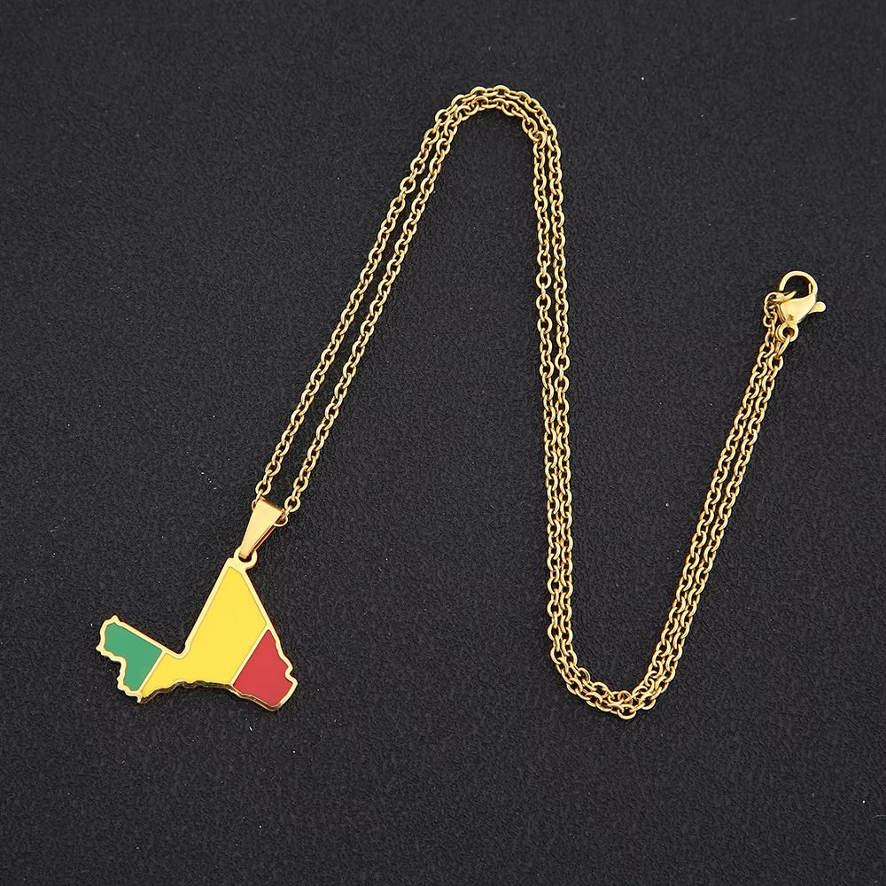Mali Flag Necklace