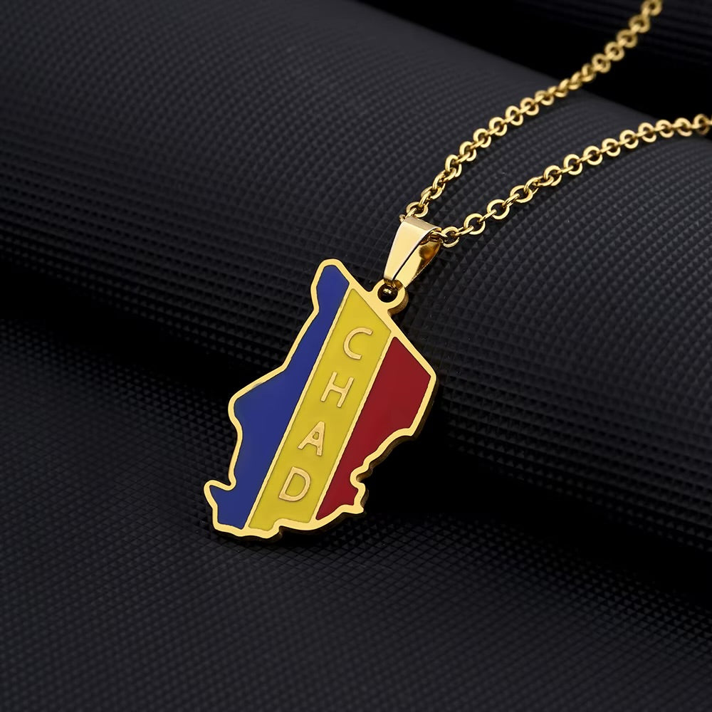 Chad Flag Necklace