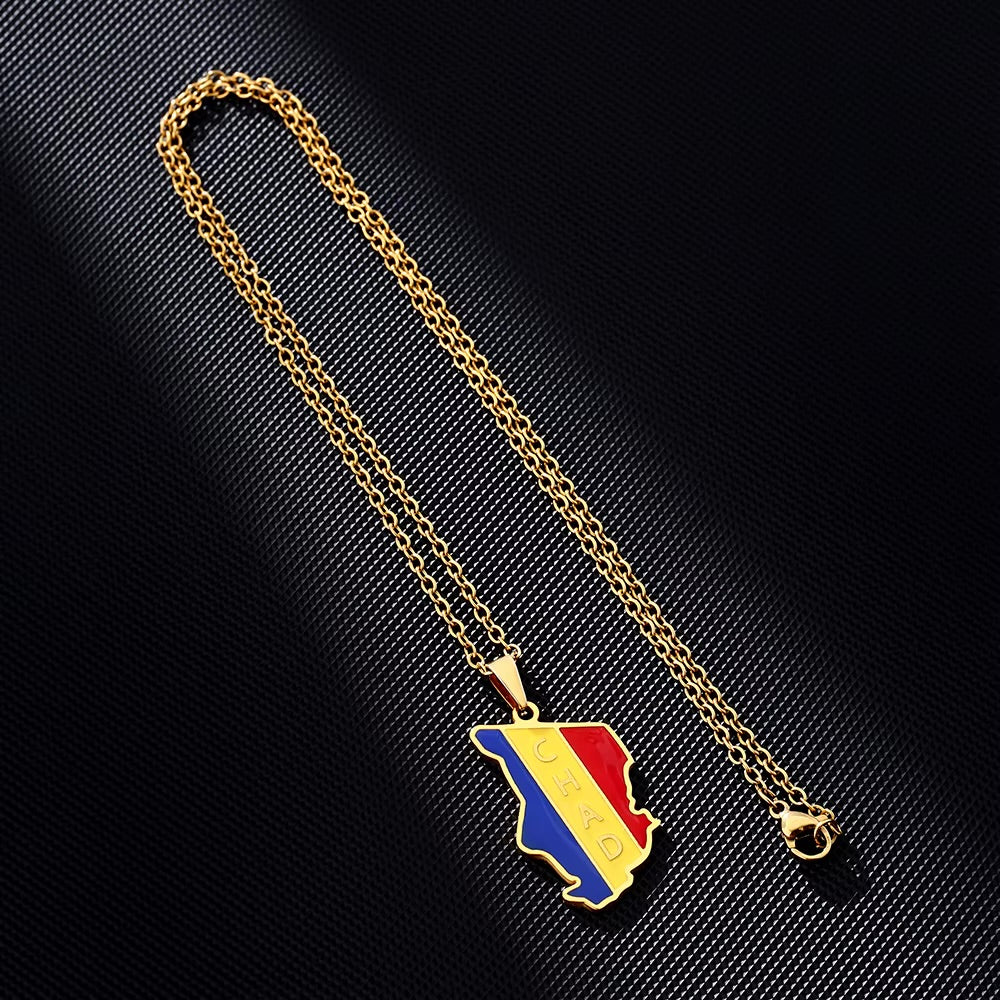 Chad Flag Necklace