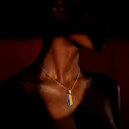 Chad Flag Necklace