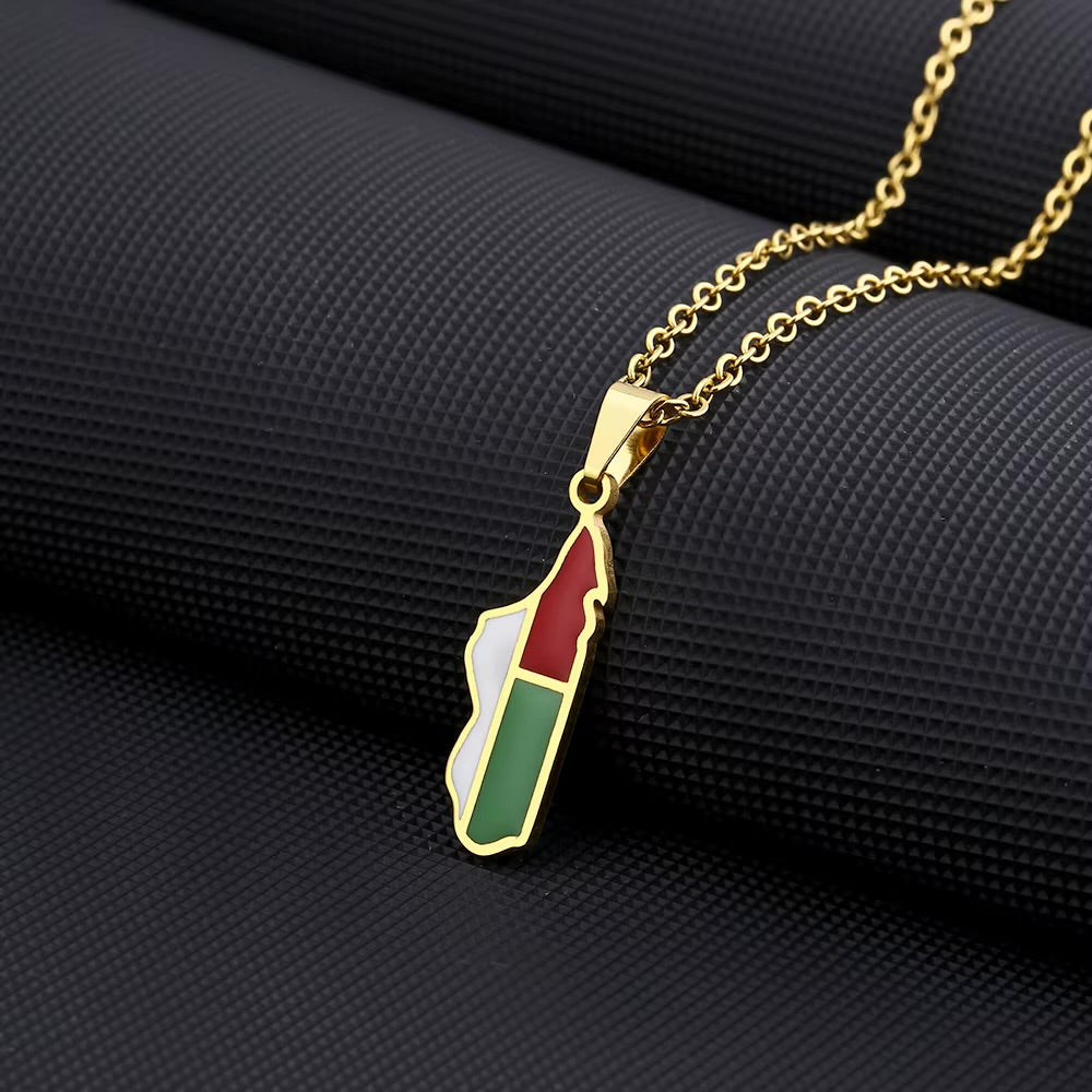 Madagascar Flag Necklace