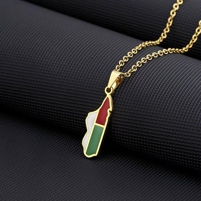 Madagascar Flag Necklace