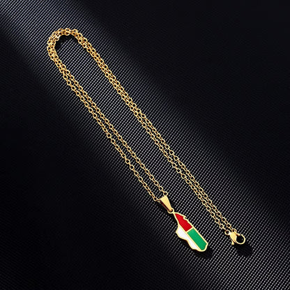 Madagascar Flag Necklace