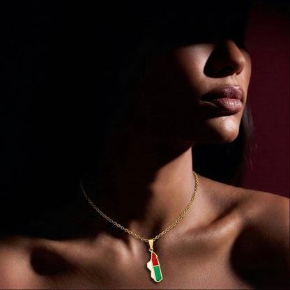 Madagascar Flag Necklace