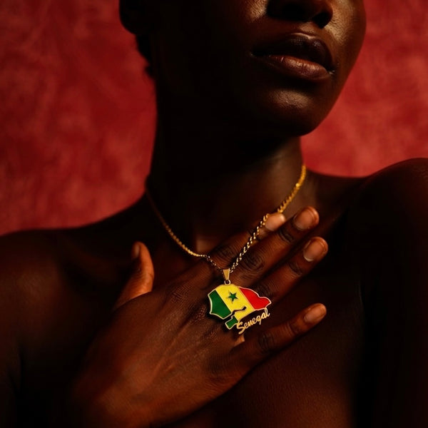 Senegal Flag Necklace