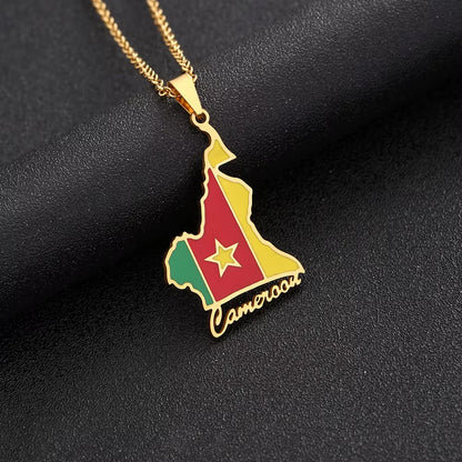 Cameroon Flag Necklace